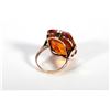 Image 2 : Amber and 9k gold ring