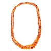 Image 1 : Amber bead 'flapper' necklace
