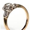 Image 2 : Diamond and 14k bi-color gold engagement ring