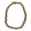 14k gold link bracelet