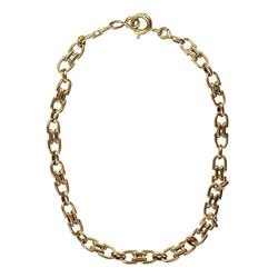 18k gold link bracelet