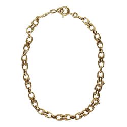 18k gold link bracelet