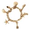 14k gold charm bracelet
