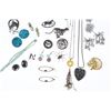 Image 4 : Collection of gem-set and silver jewelry
