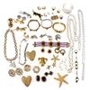 Collection of costume and rhinestone jewelry