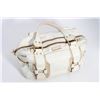 Image 2 : Jimmy Choo Mahala white leather satchel bag