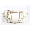 Image 4 : Jimmy Choo Mahala white leather satchel bag