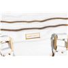 Image 8 : Jimmy Choo Mahala white leather satchel bag