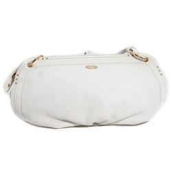 Celine white leater satchel shoulder bag