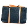 Image 1 : Celine Monogram Logo blue suede tote bag