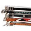 Image 4 : Collection of 9 Southwest leather belts