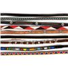 Image 6 : Collection of 9 Southwest leather belts