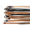 Image 7 : Collection of 9 Southwest leather belts