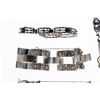 Image 2 : Eight sterling silver link bracelets