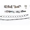 Image 5 : Eight sterling silver link bracelets