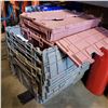 Image 1 : LOT OF TOTES W/ BUILT IN LIDS