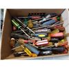 Image 2 : BOX OF SCREW DRIVERS AND BOX OF TOOLS