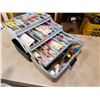 Image 2 : FLAMBEAU TACKLE BOX W/ CONTENTS, LURES, FISHING TOOLS