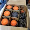 Image 2 : BOX OF ORANGE CLAY SHOOTING TARGETS