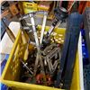 Image 2 : YELLOW CRATE OF CLAMPS, BATTERY BACKUP, SOCKETS