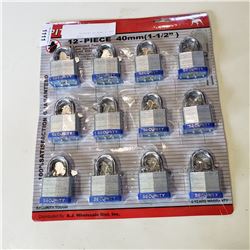 12 NEW PITBULL PADLOCKS