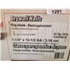 Image 2 : BOX OF 1-1/4 INCH RING SHANK DRYWALL NAILS