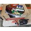 Image 1 : LOT OF NEW GLUE STICKS, OT GLUE GUN, AND COLEMAN QUICK PUMP