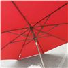 Image 2 : 10 FOOT BURGUNDY PROSHADE SUNBRELLA - NEEDS CRANK HANDLE