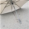 Image 2 : 10 FOOT GREY PROSHADE UMBRELLA - 1 ARM NEEDS REPAIR, NO CAP, AS IS