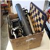 Image 1 : ASTRO HEAD PHONE SONY HANDYCAM, SLIDE VIEWER AND FILM REELS AND TRIPOD