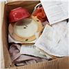 Image 2 : BOX OF DISHES AND WOOD PLATTERS