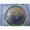 Image 2 : 1967 CANADIAN SILVER DOLLAR CANADA CENTENNIAL .800 SILVER