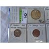 Image 2 : 11 CANADIAN CENTENNIAL COINS 50 CENT, 25 CENT, 10 CENT .800 SILVER PLUS RABBITS 5 CENT DOVE 1 CENT