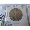 Image 2 : USA WAR TIME SILVER 50 CENT .900 SILVER DENVER MINT PLUS 1943 ZINC MINT CENT