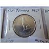 Image 3 : 4 CANADIAN 50 CENT COINS 1966, 1967, .800 SILVER AND 1968, 1969
