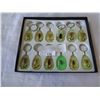 Image 1 : TRAY OF GLOW IN THE DARK SCORPION AND BUG KEYCHAINS