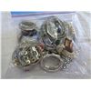 Image 2 : 2 BAGS OF BANGLES - SOME GOLD/SILVER PLATED