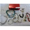 Image 2 : 2 TINS OF VARIOUS JEWELLERY