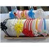 Image 3 : 2 TRAYS OF NEW HAIR BANDS AND MINI BIKE FIGURES