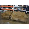 Image 1 : VIC LINE ROLLED ARM LOVE SEAT AND ARM CHAIR