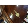 Image 2 : REGULATOR WALL CLOCK WORKING W/ KEY AND PENDULUM