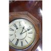 Image 3 : REGULATOR WALL CLOCK WORKING W/ KEY AND PENDULUM