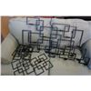 Image 1 : LOT OF METAL WALL MOUNTED TEA LIGHT HOLDERS