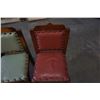 Image 2 : 2 VINTAGE STUDDED CHAIRS