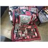 Image 2 : COCA-COLA BLANKET AND BUDWEISER OPEN SIGN - NO ADAPTER
