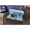 Image 1 : VINTAGE SINGER 348 SEWING MACHINE IN WOOD CASE