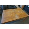 Image 8 : TEAK DINING TABLE W/ 4 CHAIRS MADE IN DENMARK MCM DRAW LEAF