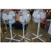 Image 2 : 3 WHITE FLOOR FANS