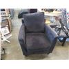 Image 2 : BLACK MICROFIBER ARM CHAIR