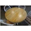 Image 3 : MAPLE ROUND DINING TABLE W/ 4 CHAIRS